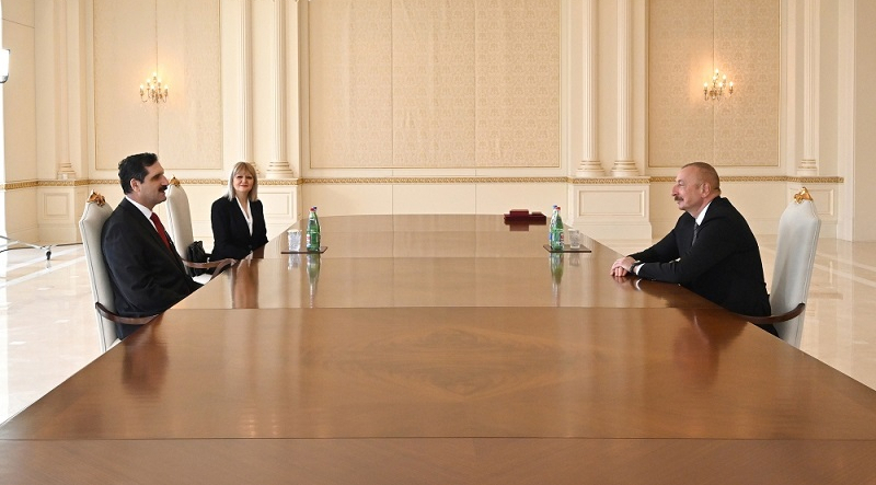 Azerbaijani president receives Turkish ambassador 