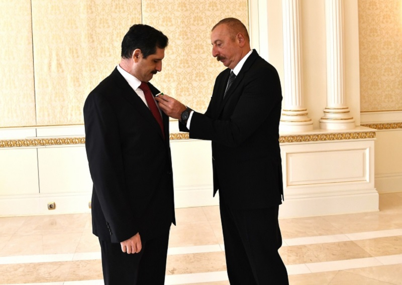 President Ilham Aliyev awards Turkish ambassador “Dostlug” Order