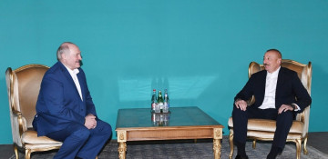 Unofficial meeting of Azerbaijani President Ilham Aliyev and Belarus President Alexander Lukashenko was held
