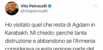 President of Committee on Foreign Affairs and Emigration of Italian Senate tweets on his visit to Azerbaijan’s liberated city of Aghdam