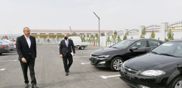President Aliyev attends opening of Hajigabul Industrial Estate and new highway
