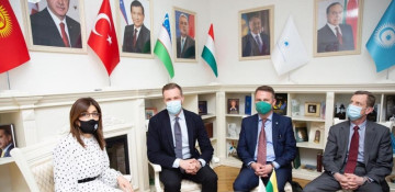 Lithuanian FM visits International Turkic Culture and Heritage Foundation