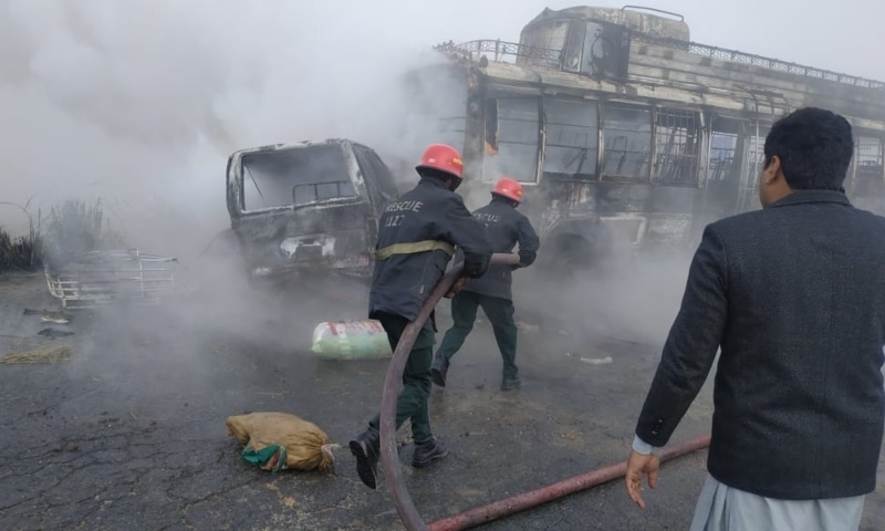 13 killed in bus crash in Pakistan's Punjab