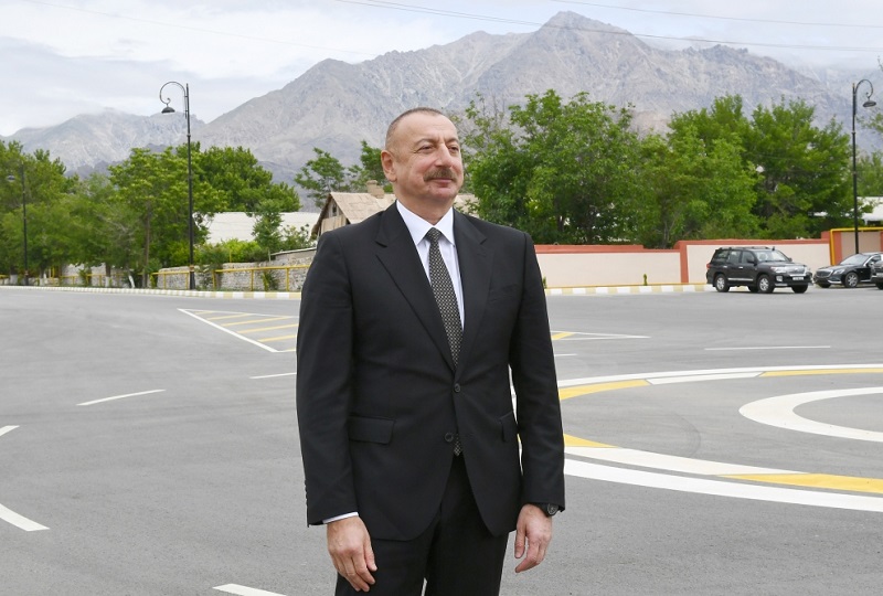 President Ilham Aliyev interviewed by Azerbaijan Television