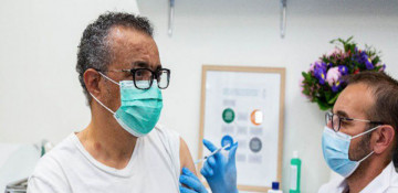 WHO Director-General vaccinated against coronavirus