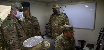 Azerbaijani defense minister visits Air Defense units in liberated territories 