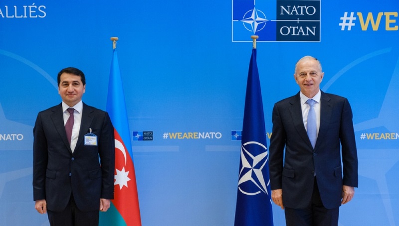 Assistant to Azerbaijani president, NATO deputy Sec-Gen meet in Brussels (PHOTO)