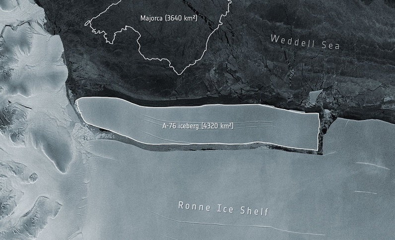 Huge iceberg, the world's largest, breaks off Antarctica
