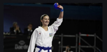 Azerbaijani karate fighter crowned European champion