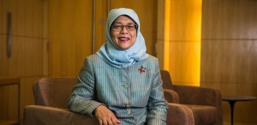 President of Singapore congratulates Azerbaijani counterpart