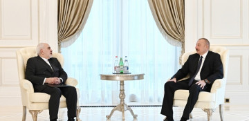 Azerbaijani president receives Iranian foreign minister 