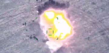 Azerbaijani MoD shares video footage of destruction of enemy’s military vehicles during Patriotic War