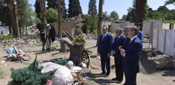 Chief public prosecutor of Turkish Supreme Court of Appeals visits areas Azerbaijan’s Ganja (PHOTO)