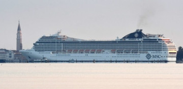 First cruise ship arrives in Venice since pandemic began