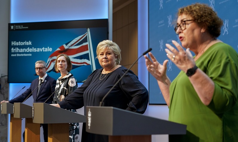 UK seals free trade deal with Norway, Iceland, Liechtenstein