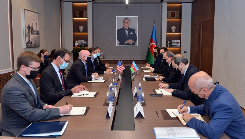 Azerbaijani FM meets with US Acting Assistant Secretary of State for European and Eurasian Affairs