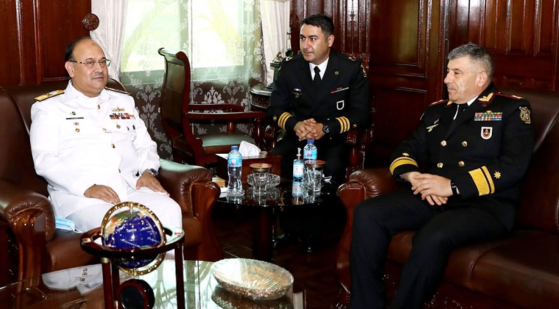 Commander of the Naval Forces of Azerbaijan visits Pakistan Navy War College