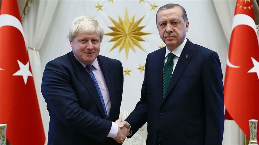 Erdogan, Johnson discuss bilateral ties during NATO summit