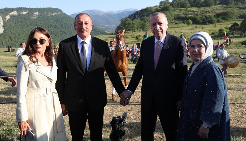 Turkish president shares publication on Jidir Plain in Shusha