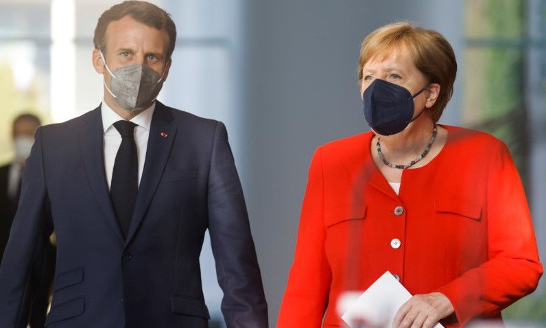 Merkel and Macron urge EU coordination on reopening borders