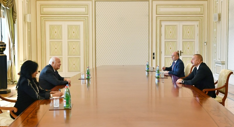 President Ilham Aliyev receives UN High Representative for Alliance of Civilizations