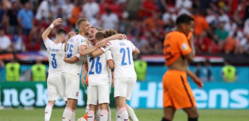 Czech Republic upset the Netherlands 2-0 to progress into Euro 2020 quarterfinals
