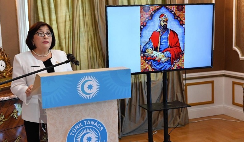 Chair of Milli Majlis Sahiba Gafarova speaks at Turkic Council’s Office in Budapest (PHOTO)
