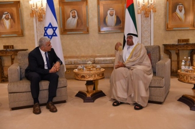 Israeli FM lands in UAE for 1st official visit