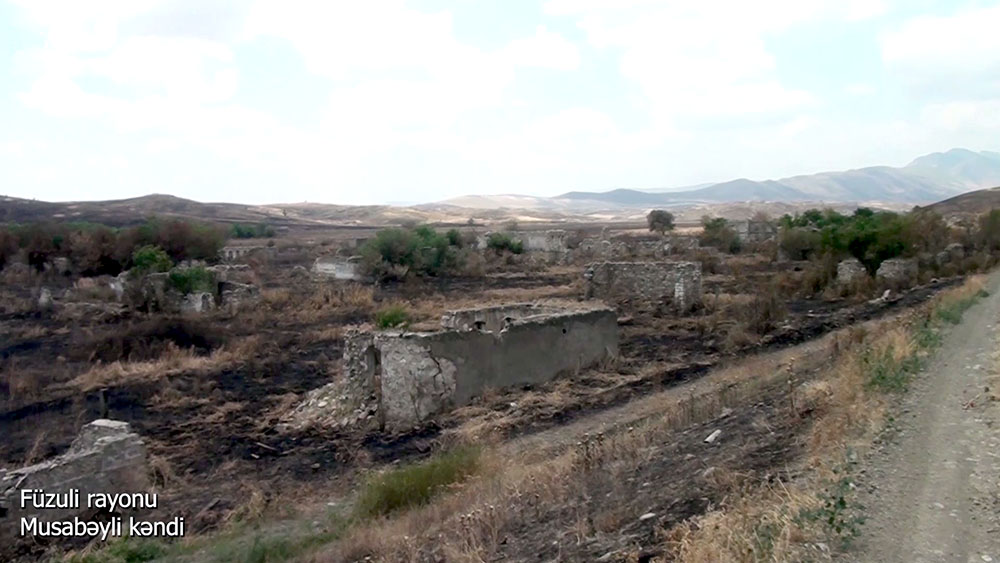 Azerbaijan releases footage from Musabayli village of liberated Fuzuli 