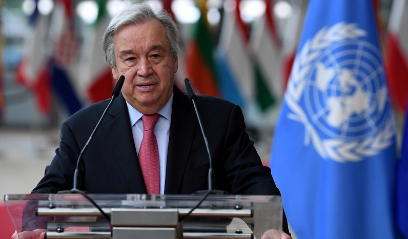 U.N. chief urges U.S. to remove Iran sanctions as agreed in 2015