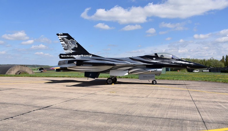Belgian F-16 jet collides with building at Dutch air base, injuring 2