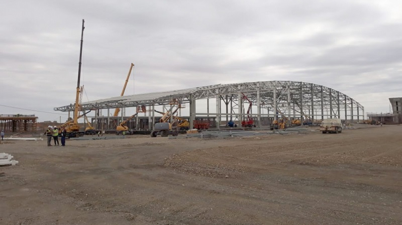 Foreign diplomats view ongoing construction of Fuzuli Int’l Airport (PHOTO) 