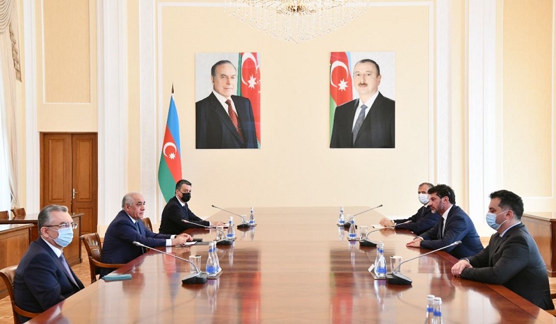 Azerbaijani PM receives mayor of Tbilisi