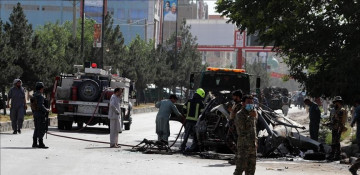 Rockets land near Afghan presidential palace