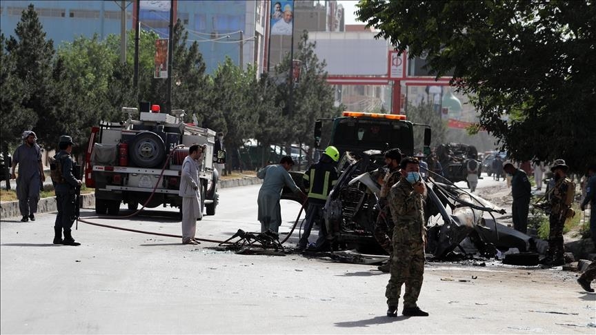 Rockets land near Afghan presidential palace