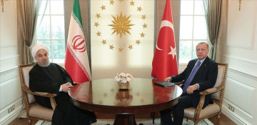 Turkish leader, outgoing Iranian president talk bilateral ties