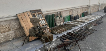 Numerous weapons left by Armenia found in Azerbaijan’s Fuzuli district