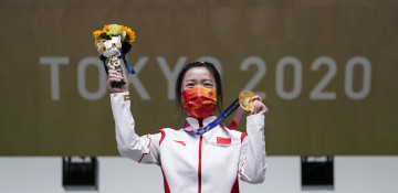 China's Yang Qian wins first Tokyo 2020 gold medal