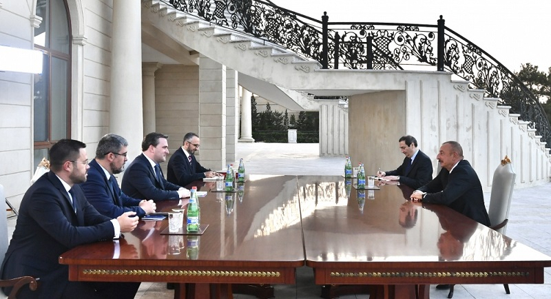 Azerbaijani president receives delegation led by Serbian foreign minister 