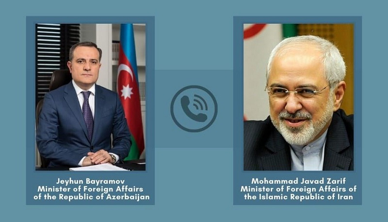 Azerbaijani, Iranian FMs hold phone talks