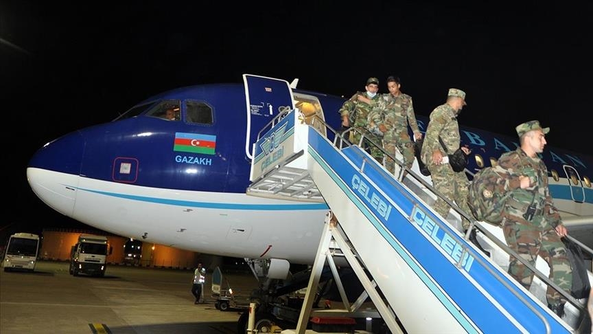 First group of Azerbaijani firefighting unit arrives in Turkey