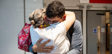 'It means the world': Families and friends reunite at UK's Heathrow