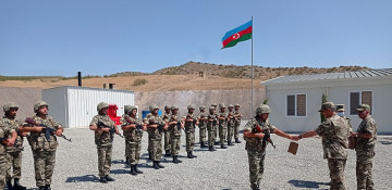 Minister Zakir Hasanov visits several new military units stationed in liberated territories (VIDEO)