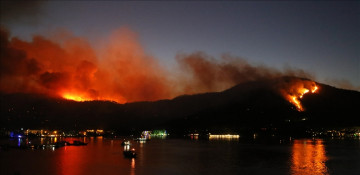 Nearly 9-fold increase in area burned in Turkish wildfires in 2021