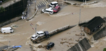 Japan issues highest risk alerts in Hiroshima due to torrential rains