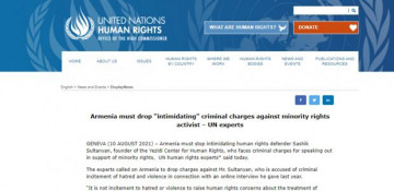 Armenia must stop criminal prosecution of minority right activists, UN experts say