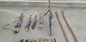 Azerbaijani police find weapons, munitions in liberated Shusha