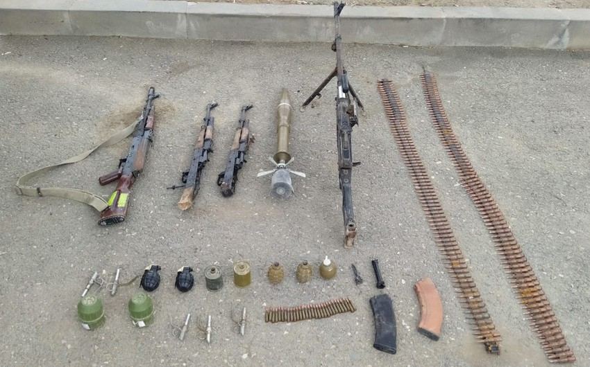 Azerbaijani police find weapons, munitions in liberated Shusha