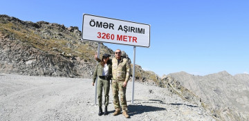 Azerbaijani president and first lady visit Kalbajar and Lachin districts