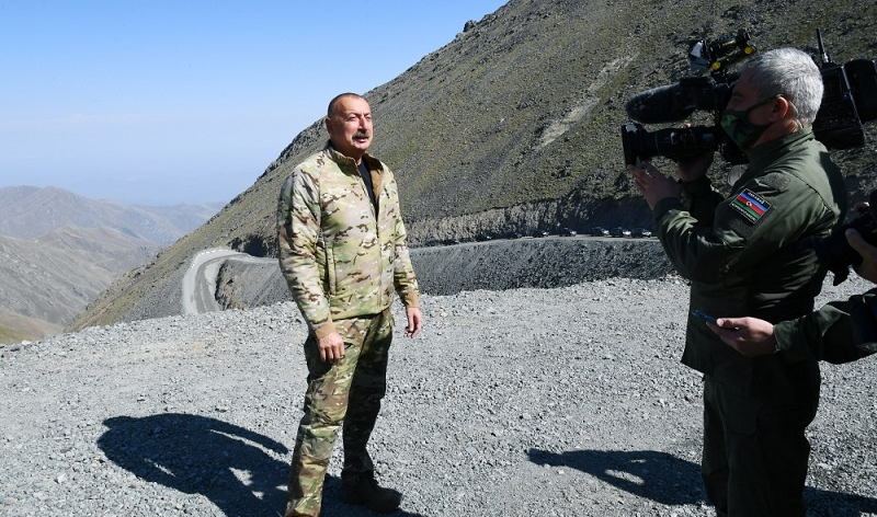 Azerbaijani President: We returned to the land of our ancestors by crushing head of Armenian fascism, by avenging the blood of our martyrs